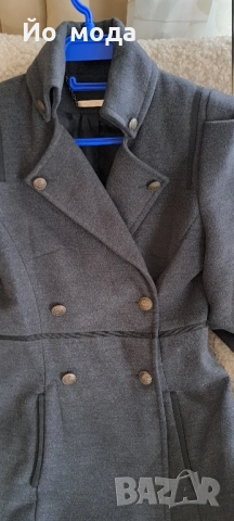Сиво палто, снимка 5 - Палта, манта - 52105922