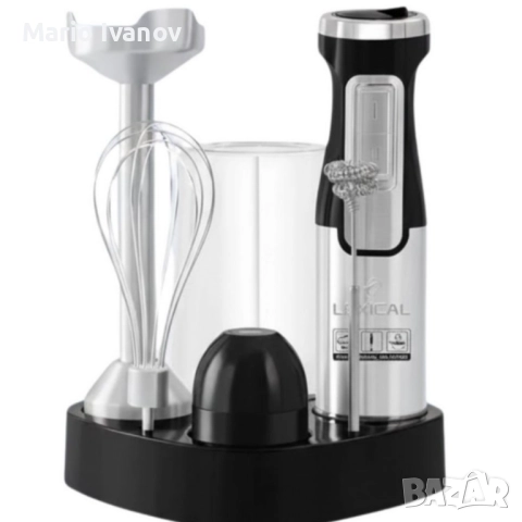 Мощен ръчен блендер Lexical-LHB-1666 6-в-1: Пасиране, разбиване и повече с 800W мощност, снимка 5 - Блендери - 52890795