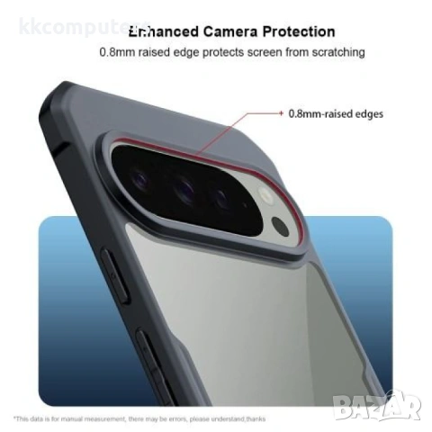 Google Pixel 9 Pro / Pixel 9 XUNDD Силиконов Калъф TPU+Acrylic и Протектор, снимка 3 - Калъфи, кейсове - 53097632