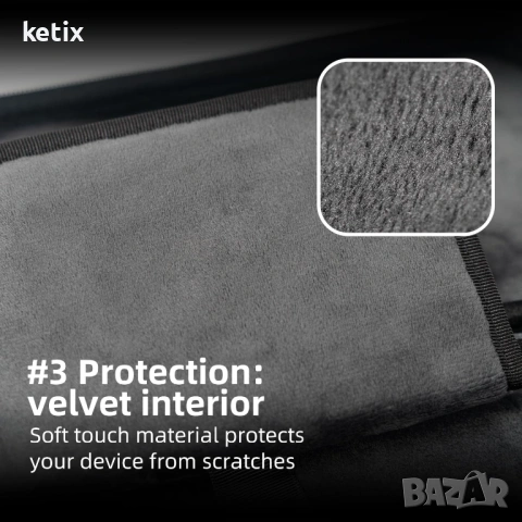 Skull & Co. Every Day Slim калъф за Steam Deck: Защитен калъф за пътуване за GripCase SD - черен, снимка 4 - Аксесоари - 53003878