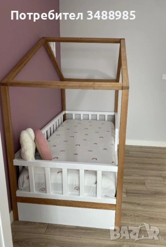 Детско легло тип монтесори, снимка 4 - Спални и легла - 53225489