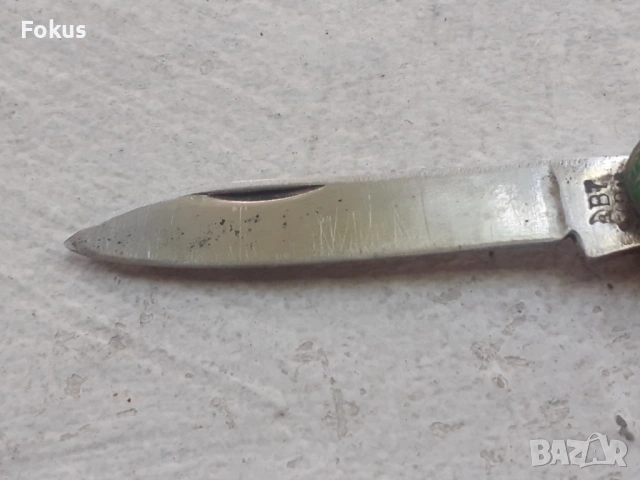 Стар малък нож ножка джобно - ножче сърп и чук ВТ, снимка 4 - Антикварни и старинни предмети - 53274282
