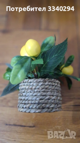 Декоративни лимони 3 броя, снимка 3 - Декорация за дома - 53991275