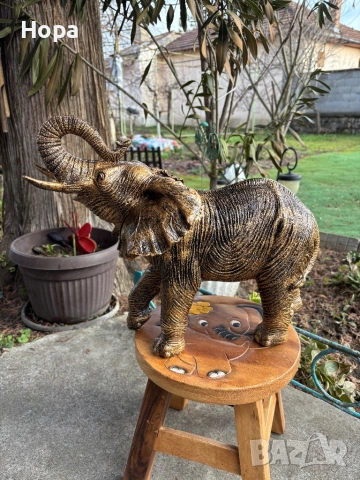Статуетка Слон 30/40см., снимка 2 - Статуетки - 54210812