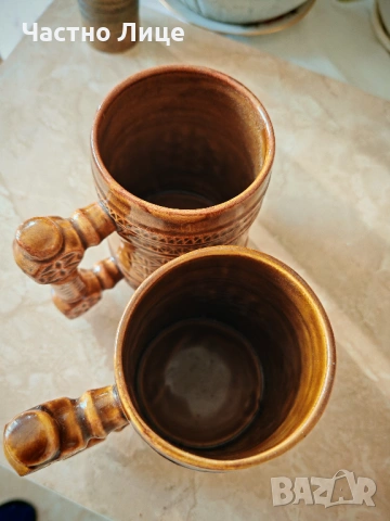 Редки Руски Соц СССР Порцеланови Халби Нови 1970те г, снимка 2 - Антикварни и старинни предмети - 53635357