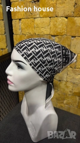 Fendi шал коприна, снимка 7 - Шалове - 53291242