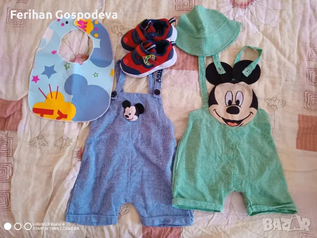 Гащеризончета 12м. и обувки 23 номер