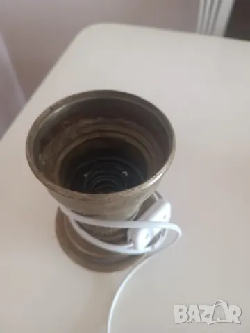 Медна нощна лампа, снимка 5 - Настолни лампи - 50045386