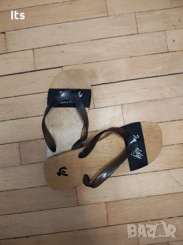 Женски дървени джапанки , снимка 2 - Джапанки - 52572865