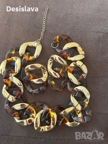 Комплект колие и обеци 