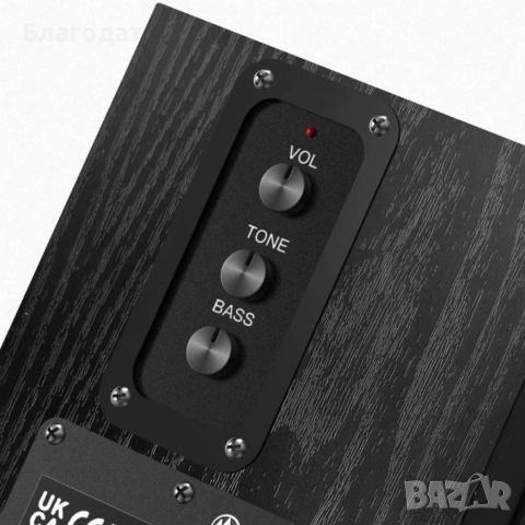 Комплект активни стерео колони Elimavi BT-04 30W с 4" говорители и тон контрол (настолни/рафтови), снимка 5 - Тонколони - 52509912