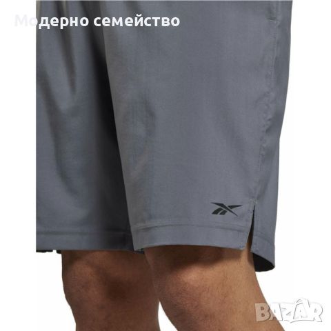 Мъжки къси панталони reebok workout ready woven shorts grey   l, снимка 3 - Други - 46709249