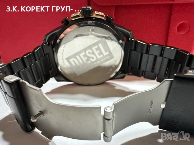 НОВ Часовник DIESEL Mega Chief DZ4309, Гаранция, снимка 6 - Мъжки - 53917890