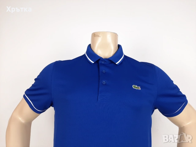 Lacoste Sport Ultra Dry - Оригинална мъжка тениска с яка размер M, снимка 5 - Тениски - 53928578