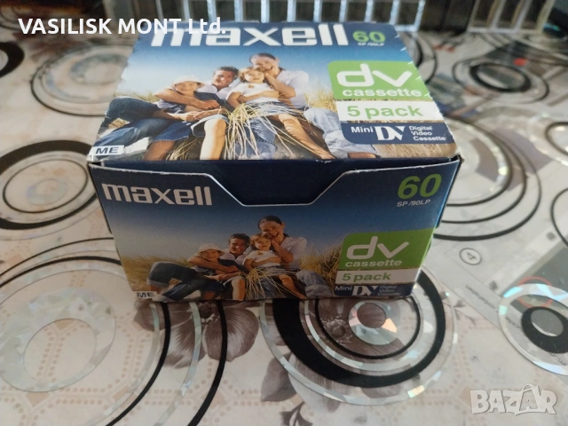MiniDV Касета Maxell mini dv DVM60/90 SP/LP, снимка 2 - Камери - 53391378