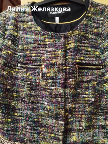Дамско сако на Кензол , снимка 5 - Сака - 52855156