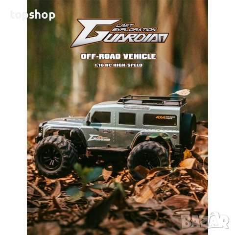 Чисто нов RC камион HSR G2201-A 1/16 2.4G напълно пропорционален синхронен RC електрически офроуд..., снимка 8 - Друга електроника - 51760435