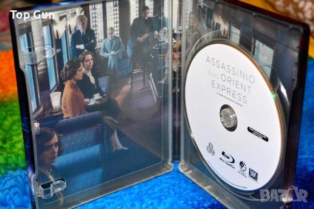 Steelbook Blu Ray Убийство в Ориент експрес Блу Рей метална кутия, снимка 3 - Blu-Ray филми - 49703056