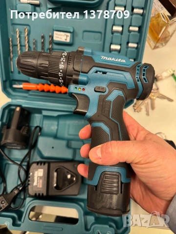 Продава се акумулаторен винтоверт на Макита/Makita с две батерии, снимка 3 - Винтоверти - 53888387