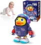 Ново Космическо пате робот – пее, танцува, ходи наляво/надясно, LED играчка, снимка 1