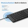 Сгъваема клавиатура OMOTON KB567, акумулаторна безжична Bluetooth клавиатура, преносима сгъваема , снимка 5