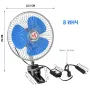 Вентилатор за автомобили, джипове, бусове, камиони 8 инча 20 см 12V, снимка 2