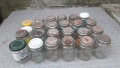 Стъклени буркани, различни с винтови капачки , снимка 8