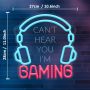 YuanDian LED Неонов знак - Can't Hear You I'm Gaming, снимка 6