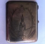 Стара руска табакера золотник сребро , снимка 2