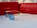 Cartier 2024 мъжки слънчеви очила дамски унисекс 4 цвята, снимка 16