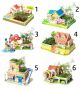 3D макет голям размер с растяща жива градина / My Zilipoo - Rainbow House 3Д макети, снимка 5