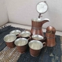 Сервиз за турско кафе от кована мед, снимка 3