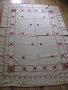 Голяма покривка за маса, ръчна бродерия, шевици, 180х140см., снимка 8