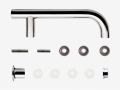 Дръжки за врати на душ кабина от неръждаема стомана DS09, снимка 2
