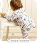 BABYGO® Baby Grow Бебешка пижама с цип, 95% бамбукова, унисекс, за бебета, снимка 3