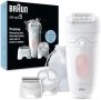 Нов епилатор Гладка Кожа Без Болка - Braun Silk-épil 5 SE5-060, Нежно Премахване Браун