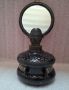 Стара газена лампа с огледало, снимка 9