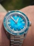 Zelos Swordfish 40mm Teal MOP, снимка 2
