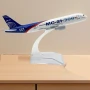 Новият Руски самолет MC-21-300 - мащаб 1:400 на Plane Diecast Aircraft моделът е нов в кутия, снимка 7