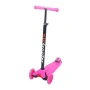 Детска сгъваема тротинетка 21st Scooter със светещи силиконови колела, розова, снимка 2
