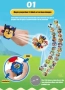 Paw patrol Чейс Скай Рабъл Маршал Детски часовник с прожектор , снимка 3