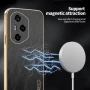 Honor 400 Pro 5G Удароустойчив Кожен Electroplating Silk Texture PU Leather Coated /PC TPU Калъф и П, снимка 5