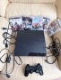 PlayStation 3 Slim 150GB + 1 Джойстик + 5 игри , снимка 1