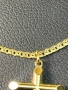Златен Ланец кръст синджир krast ланче 14 к 585 gold zlato  lanec lance, снимка 3