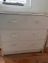 Бял скрин с 3 чекмеджета , снимка 4