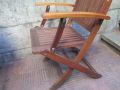 Градински мебели , тиково дърво- маса ,2бр. стол, снимка 4