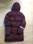 Дълго топло вишнаво яке., снимка 2