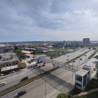 Под наем дългосрочно необзаведена южна панорамна гарсониера срещу стадион Спартак - собственик, снимка 2 - Aпартаменти - 45485836
