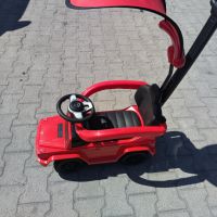 LORELLI кола за яздене с дръжка и сенник Mercedes-benz G350d червен, снимка 7 - Образователни игри - 45264047