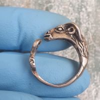 Сребърен пръстен Овен, снимка 1 - Пръстени - 45508904